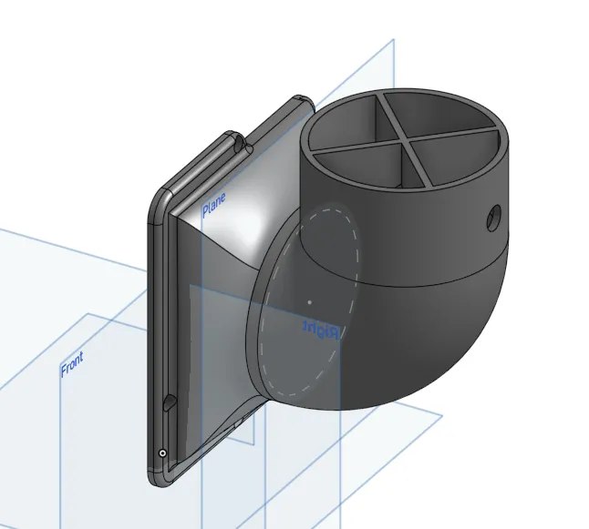 Exhaust Hose Adapter P1S/X1C – AMS Hub compatible