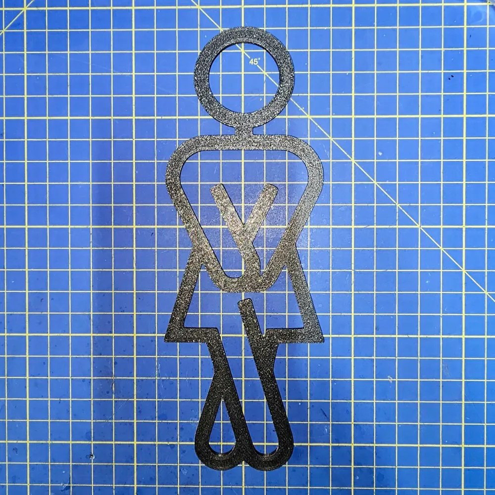 Ladies toilet - Door Sign