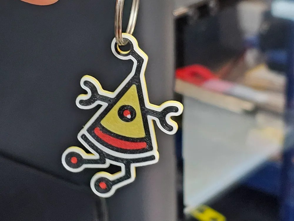 Pizza Robotics Official Keychain