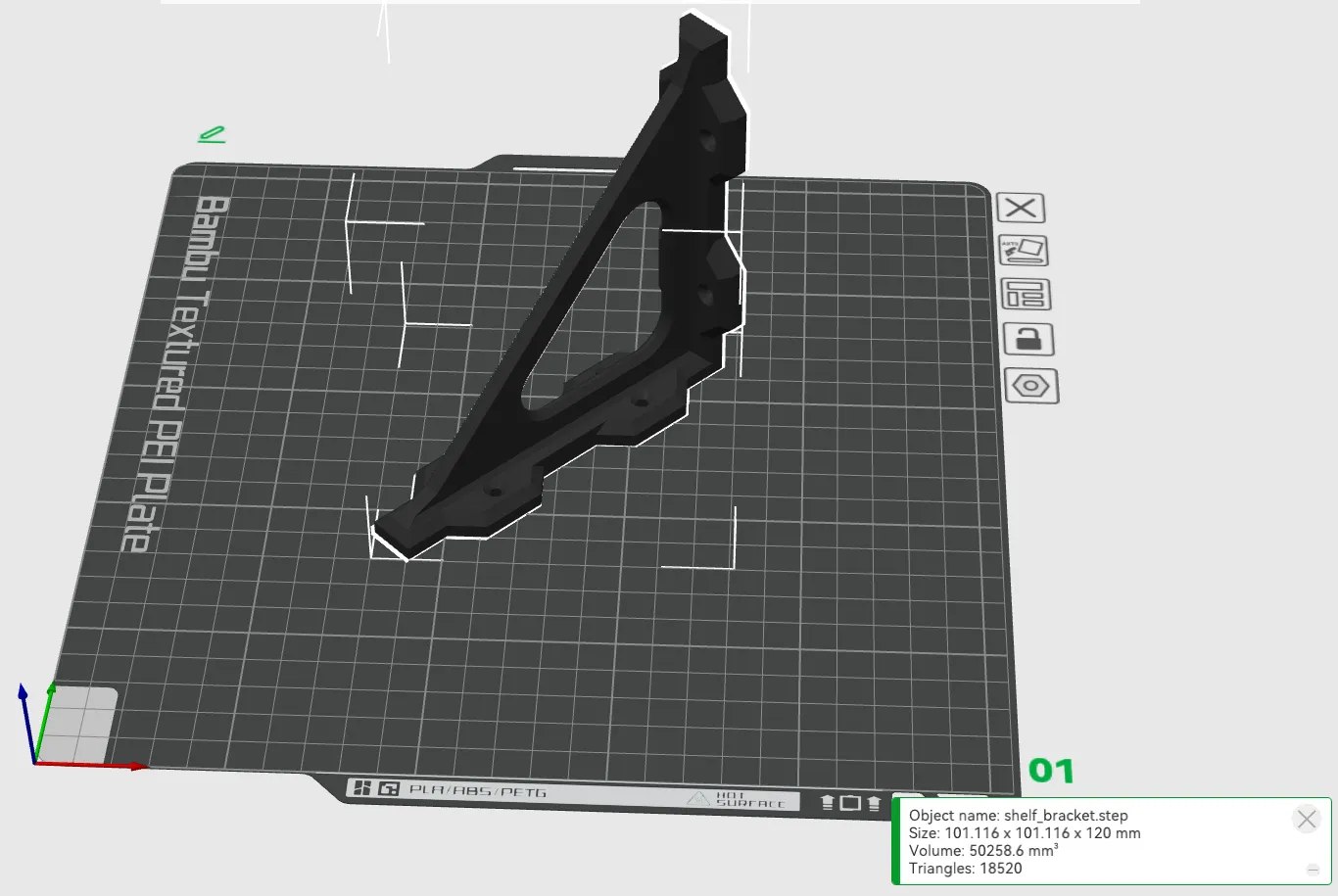 Robust and Strong Shelf Wall Bracket